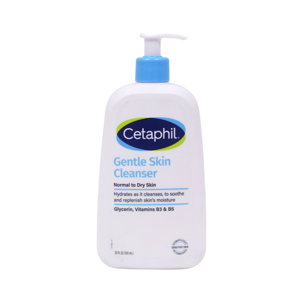 CETAPHIL GENTLE SKIN CLEANSER NORMAL TO DRY SKIN 591ML | Best Price in Pakistan original skincare product Pakistan