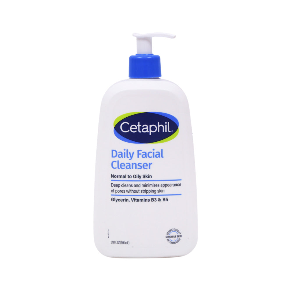 CETAPHIL DAILY FACIAL CLEANSER NORMAL TO OILY SKIN 591ML | Best Price in Pakistan original skincare product Pakistan