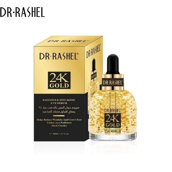 Dr. Rashel 24K Gold Radiance & Anti-Aging Eye Serum | 30ml | Best Price in Pakistan original skincare product Pakistan