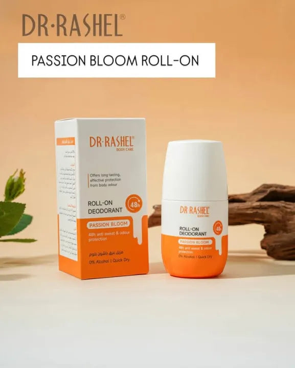 Dr Rashel | Passion Bloom Roll-On Deodorant 50ml | Best Price in Pakistan original skincare product Pakistan مرکزی تصویر