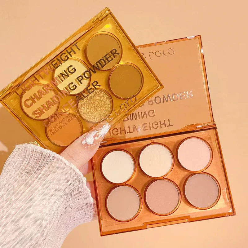 Miss Lara  6 Charming Shading Concealer Palette Ms64 | Best Price in Pakistan original skincare product Pakistan