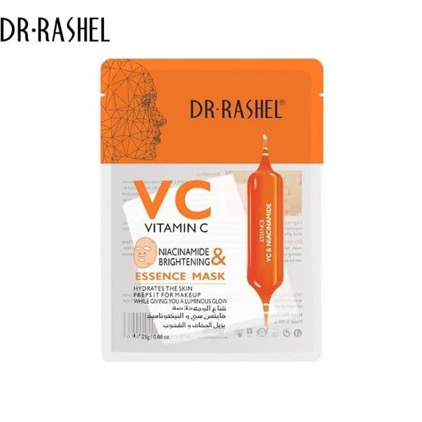 Dr Rashel | Vitamin C Brightening Sheet Mask 25g | Best Price in Pakistan original skincare product Pakistan