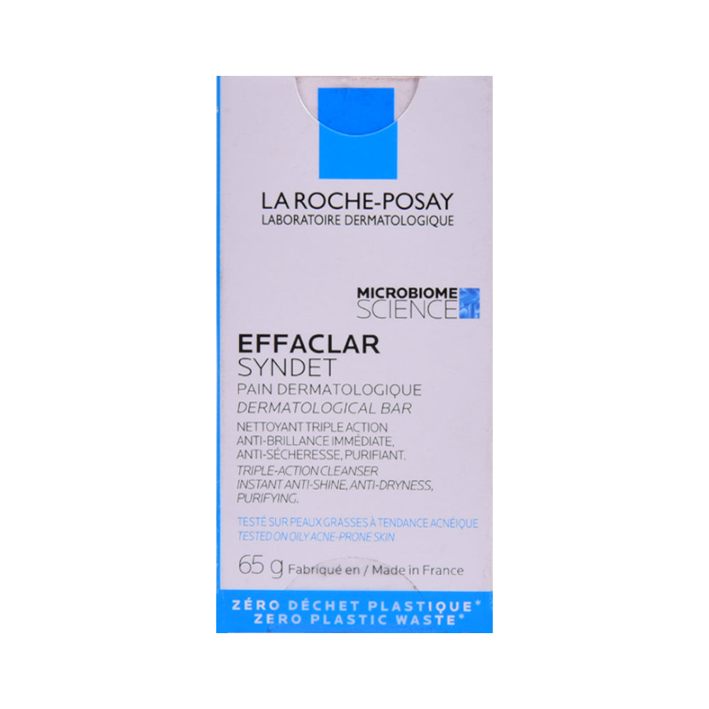 LA ROCHE POSAY EFACLAR SYNDET DERMATOLOGICAL BAR 65G | Best Price in Pakistan original skincare product Pakistan