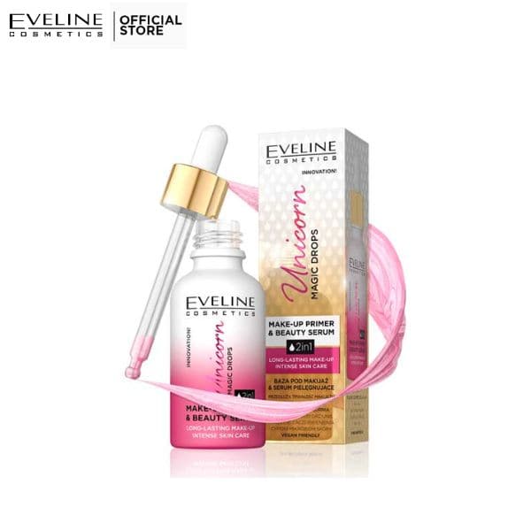 Eveline Unicorn 2in1 Magic Drops (Primer+ Serum) | 30ml | Best Price in Pakistan original skincare product Pakistan