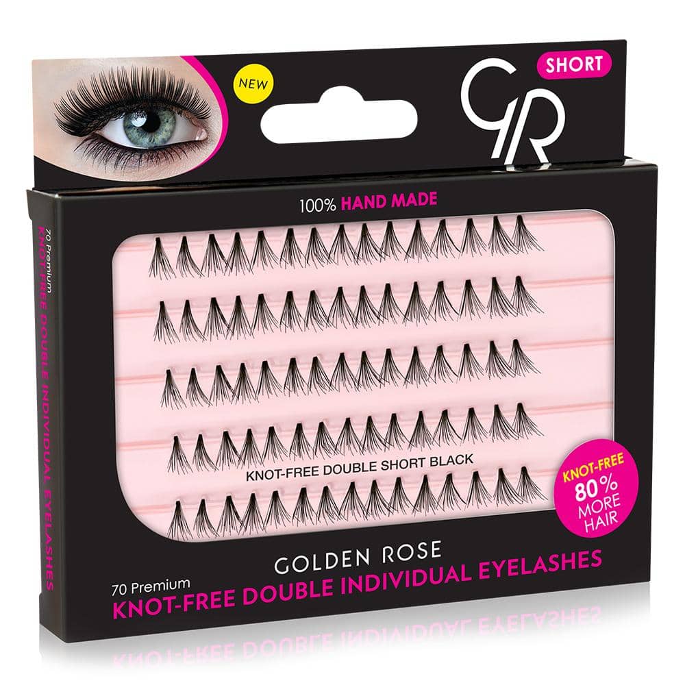 Golden Rose Knot-Free Double Individual Eyelashes | Best Price in Pakistan original skincare product Pakistan