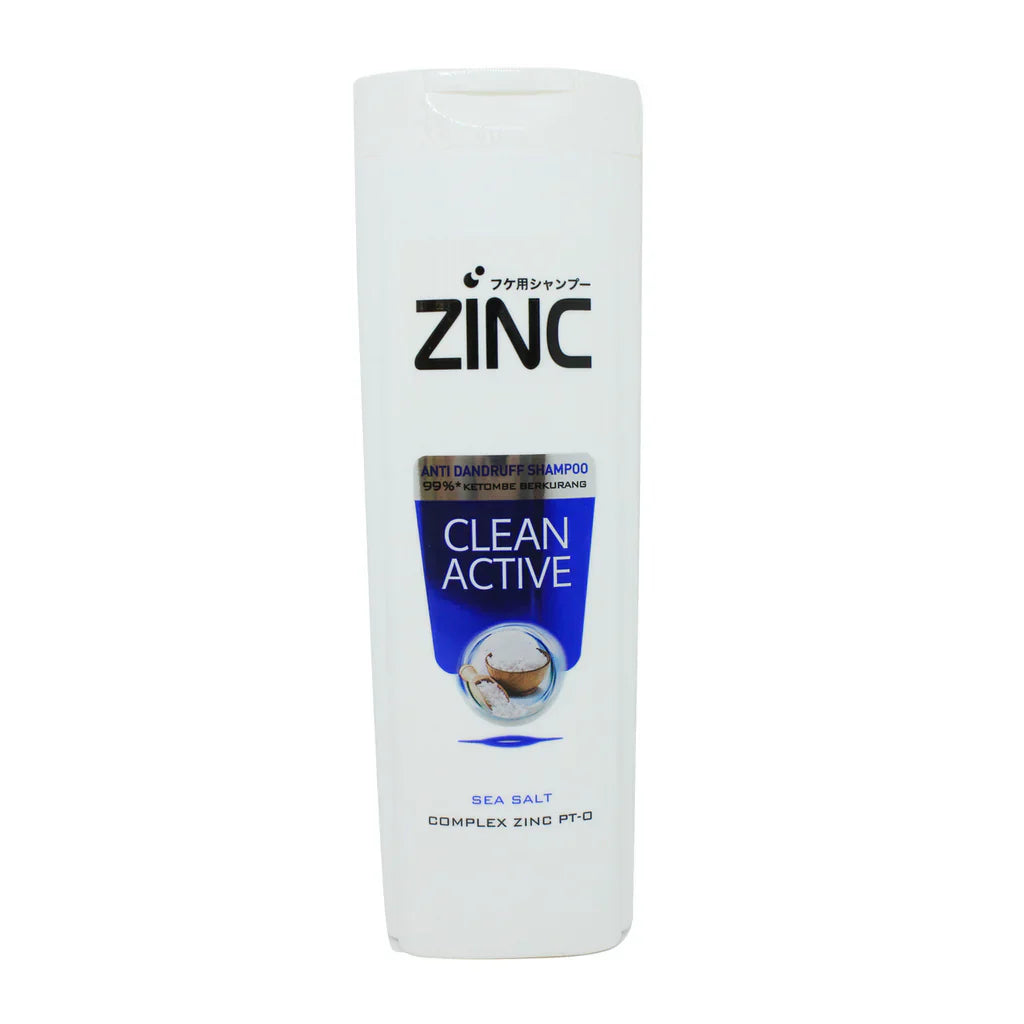 Zinc | Anti Dandruff Shampoo Clean Active Sea Salt | 340Ml | Best Price in Pakistan original skincare product Pakistan مرکزی تصویر