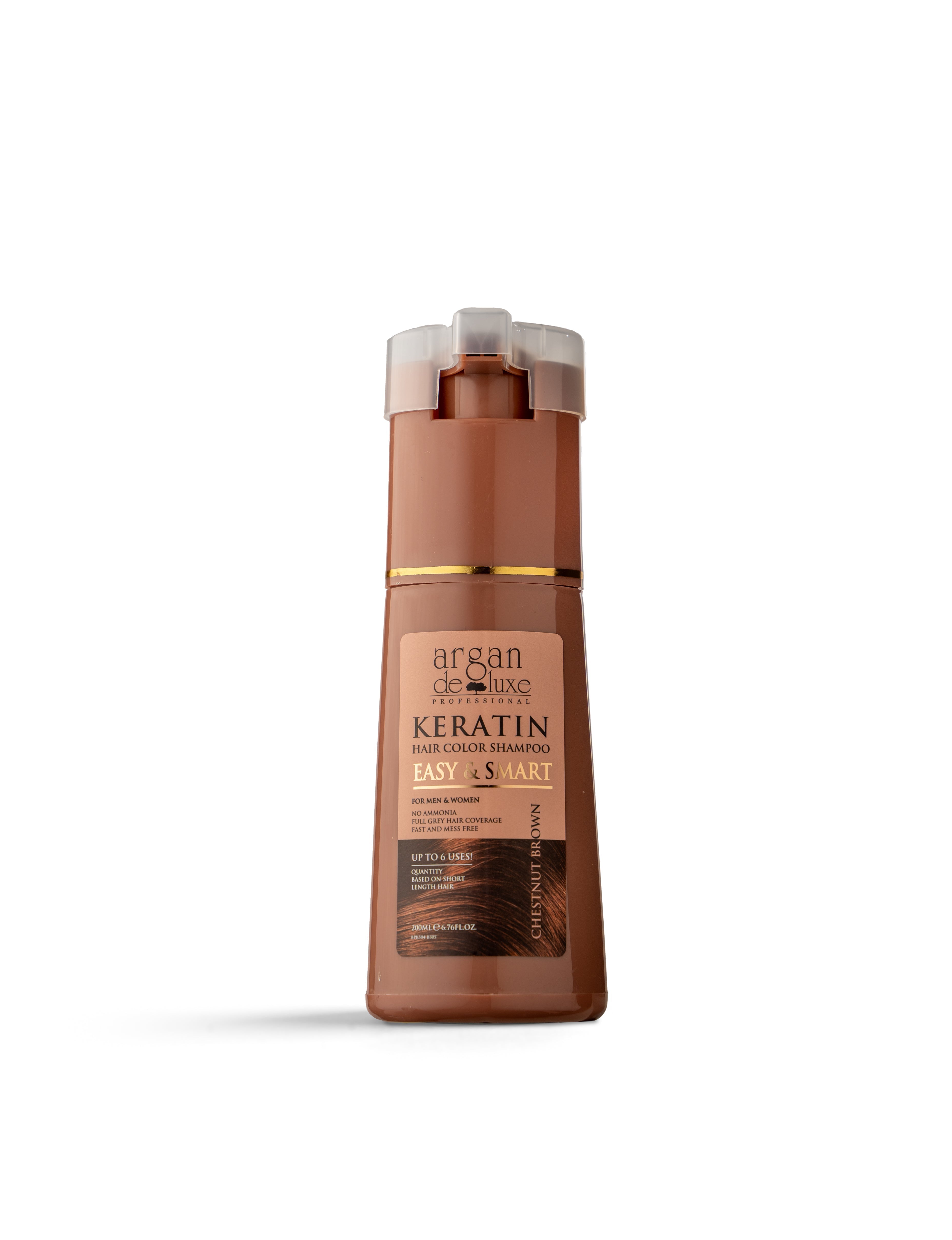 Argan Deluxe Hair Color Shampoo Chestnut Brown | 200ml | Best Price in Pakistan original skincare product Pakistan