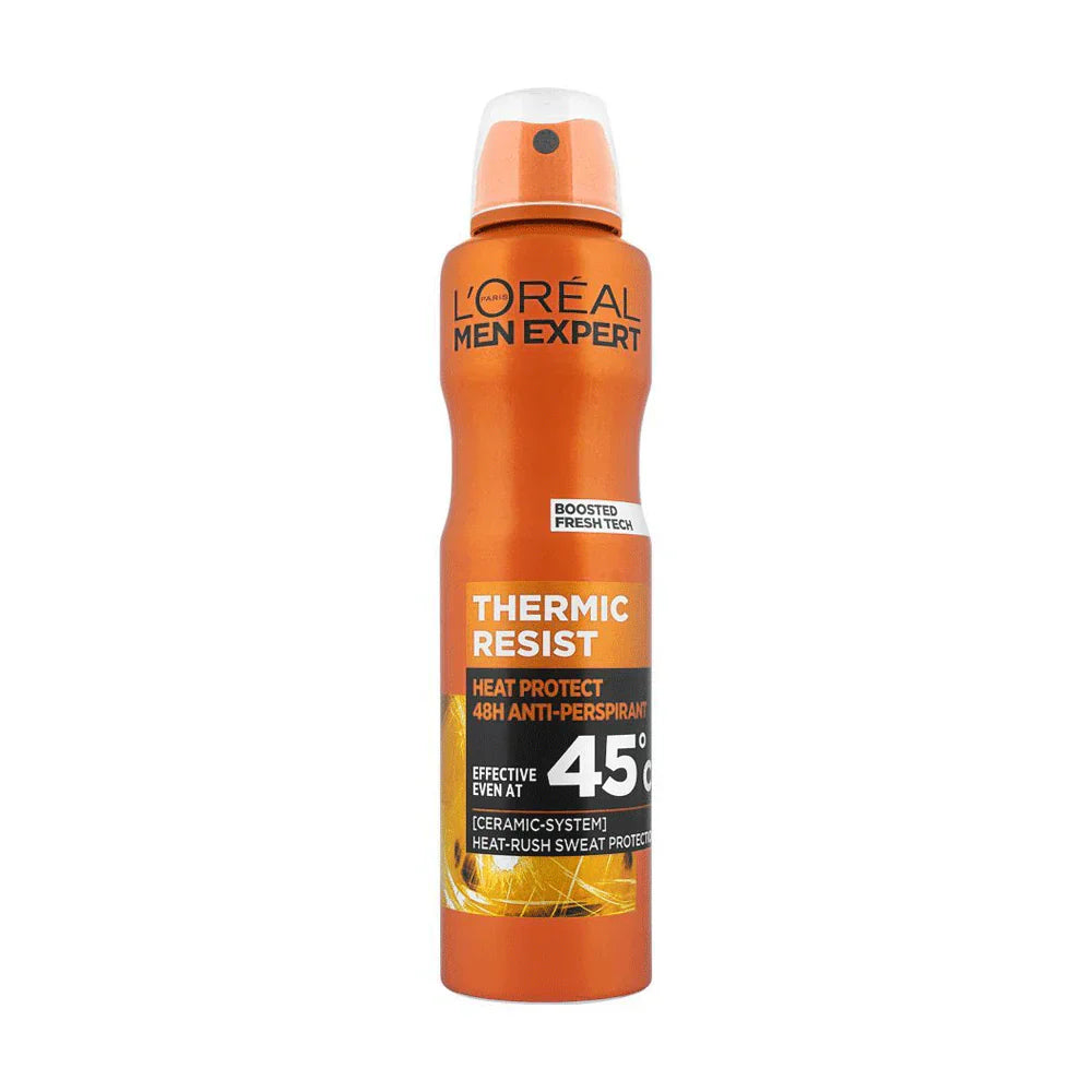 L'Oreal Men Expert 48H A/P Deodorant Spray Thermic Resist Clean Cool 250ml | Best Price in Pakistan original skincare product Pakistan