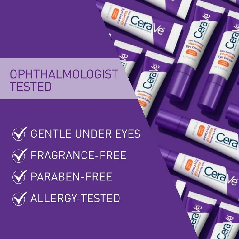 CeraVe | Skin Renewing Vitamin C Eye Cream | 15ml | Best Price in Pakistan original skincare product Pakistan مرکزی تصویر