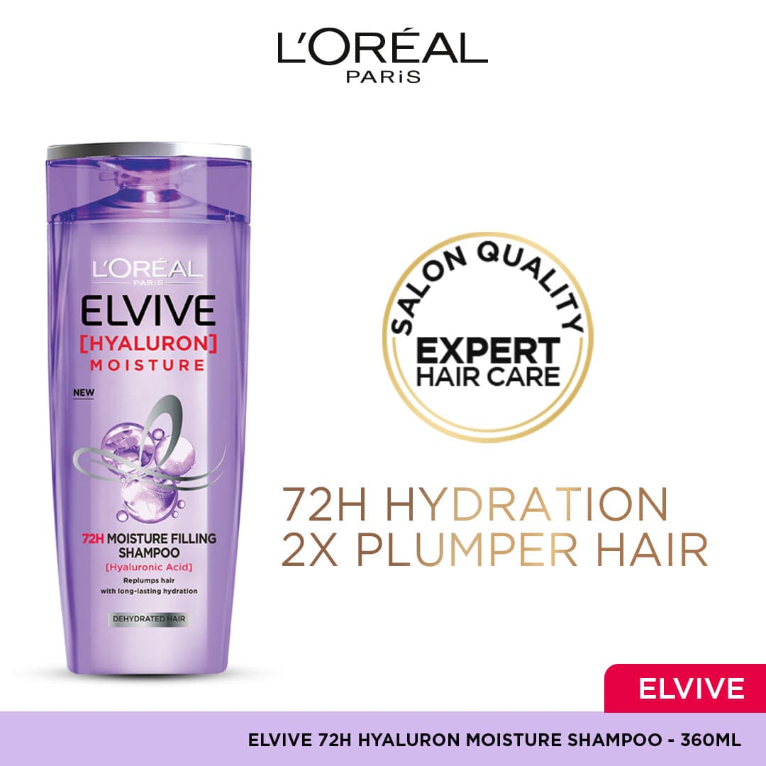 LOreal Paris Hyaluron + Plump Hydrating Shampoo 360 ml | Best Price in Pakistan original skincare product Pakistan