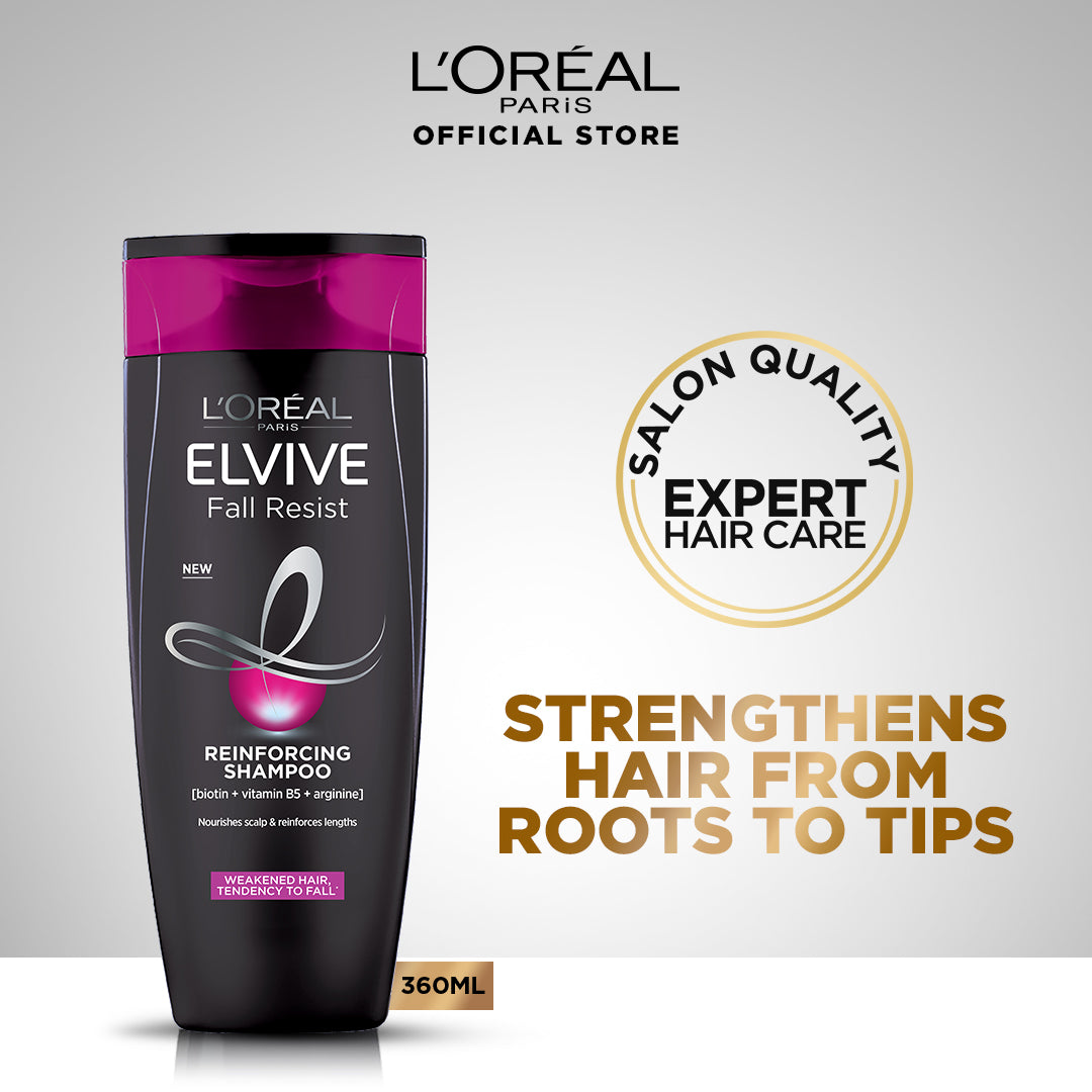 LOreal paris | Fall Resist Shampoo For Hair Fall | 360 ml | Best Price in Pakistan original skincare product Pakistan