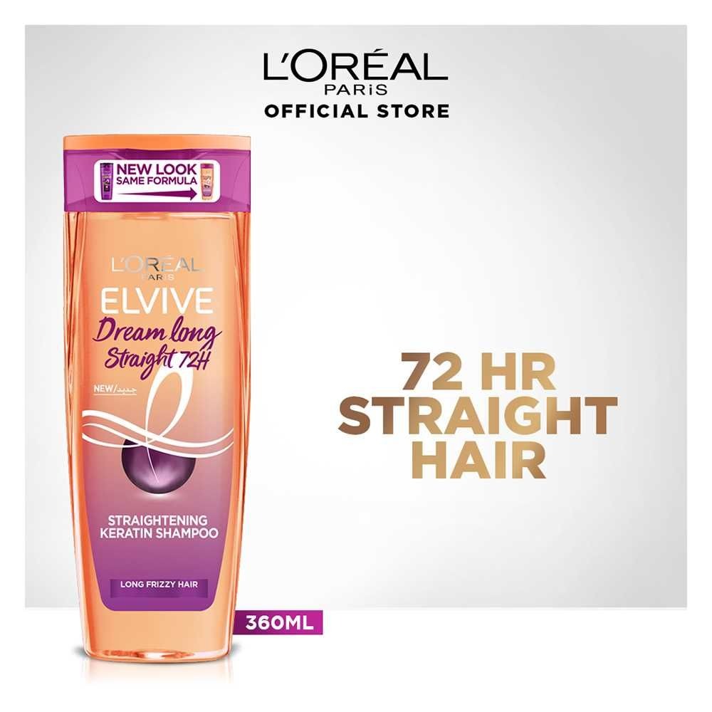 LOreal Paris | Dream Long Keratin Straight 72H Shampoo | 360ml | Best Price in Pakistan original skincare product Pakistan Main image