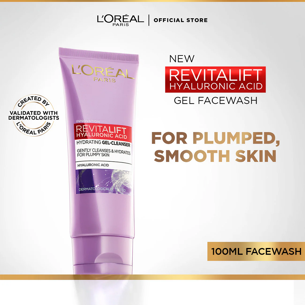 LOreal Paris | Revitalift Hyalouronic Acid Face Gel Cleanser | 100ml | Best Price in Pakistan original skincare product Pakistan