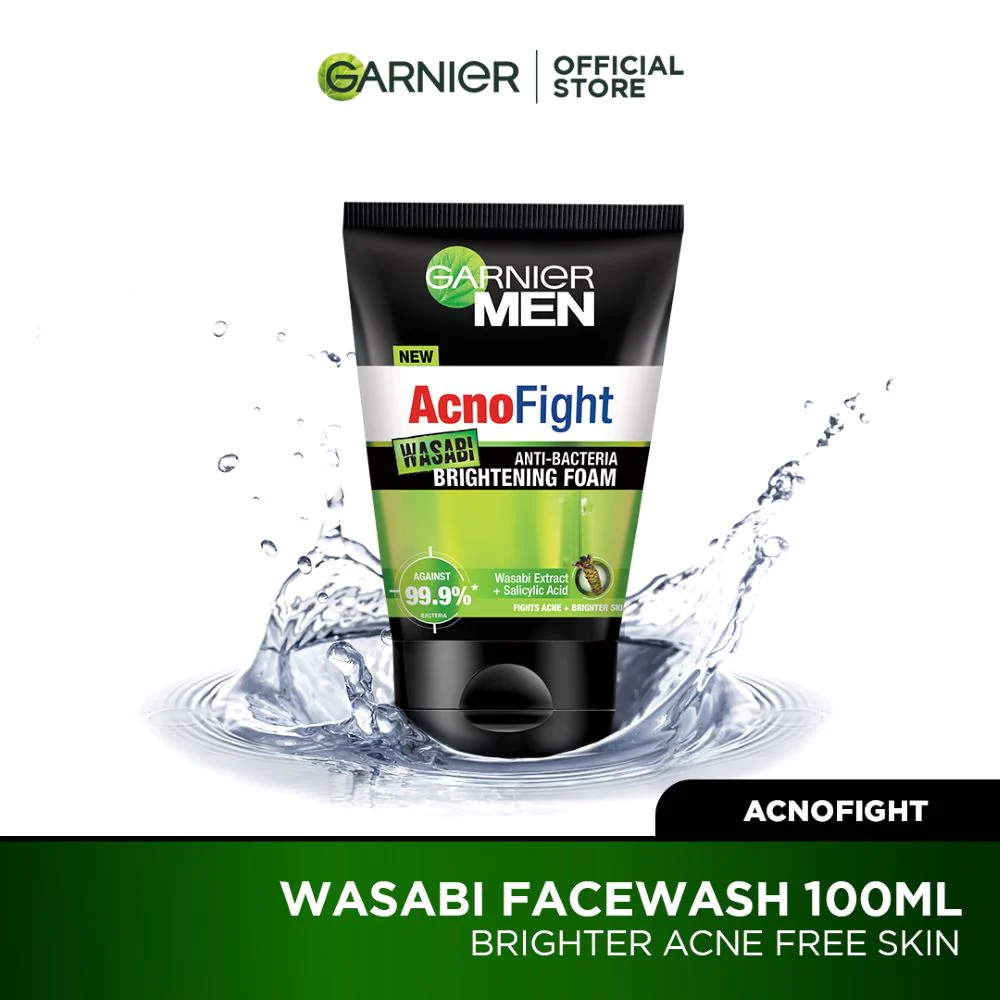 Garnier | Wasabi Men Face Wash | 100ml | Best Price in Pakistan original skincare product Pakistan