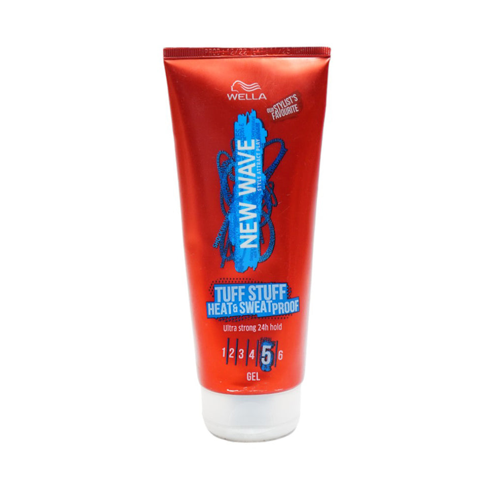 WELLA GEL NEW WAVE TUFF STUFF HEAT & SWEAT PROOF 05 GEL 200M | Best Price in Pakistan original skincare product Pakistan Main image