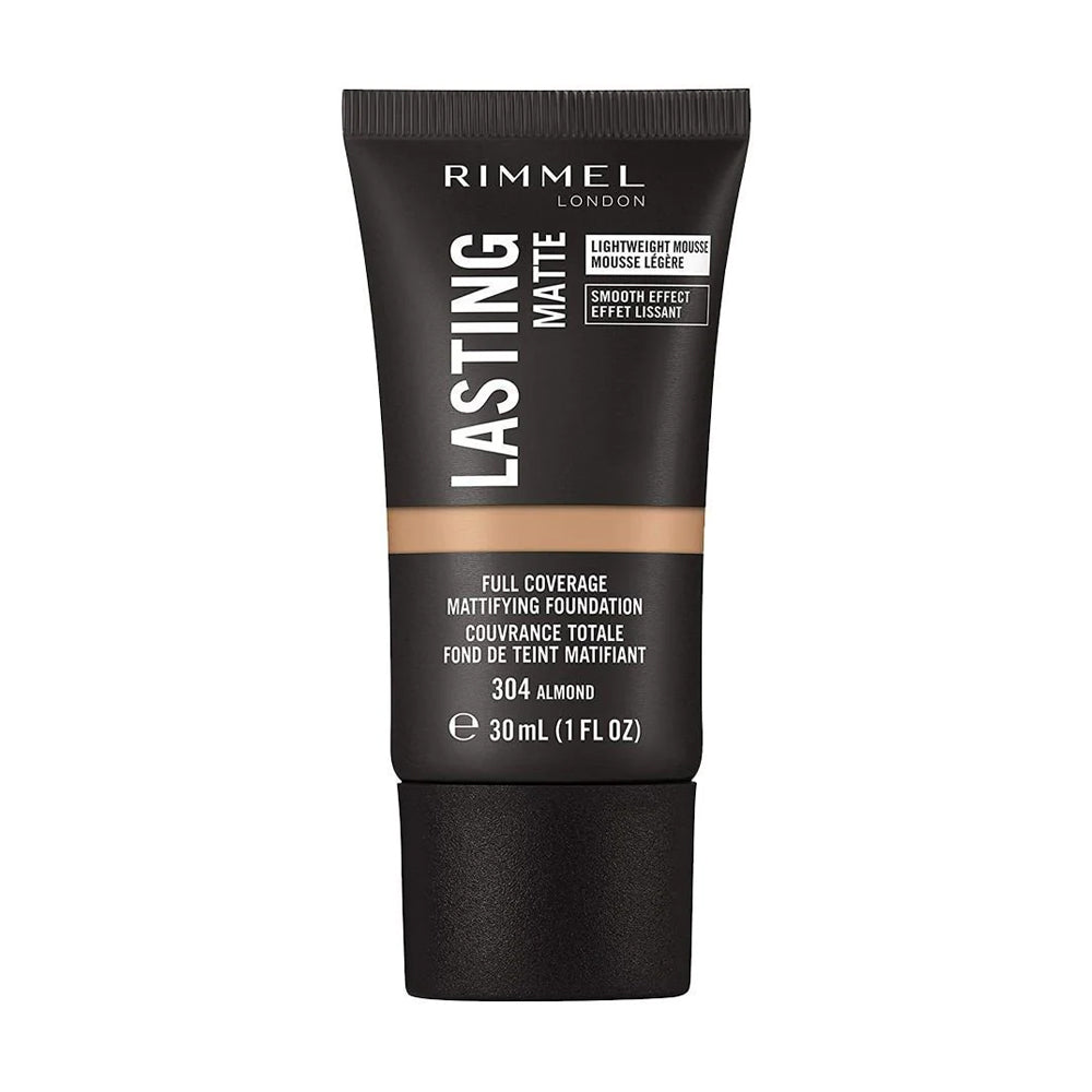 RIMMEL LASTING MATTE 304 ALMOND FOUNDATION 30ML | Best Price in Pakistan original skincare product Pakistan