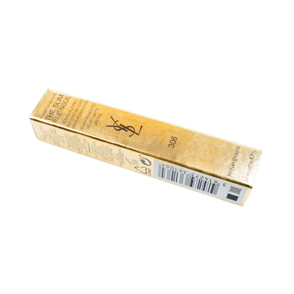 YSL | ROUGE PUR COUTURE SLIM VELVET RADICAL 306 RED URGE | Best Price in Pakistan original skincare product Pakistan مرکزی تصویر