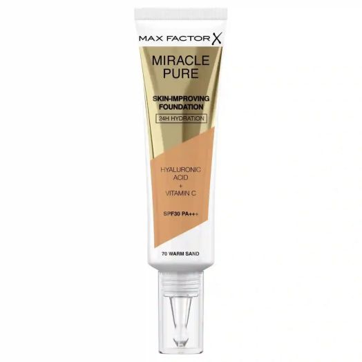 Max Factor Mp Skin Improving Foundation 24H Hydration 70 Warm Honey | Best Price in Pakistan original skincare product Pakistan