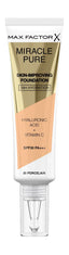 Max Factor Miracle Pure Skin Improving Foundation 24H Hydration 30 Porcelain | Best Price in Pakistan original skincare product Pakistan