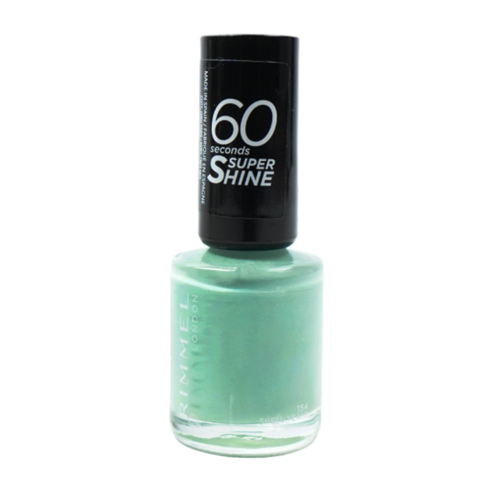 RIMMEL 60 SECONDS SUPERSHINE NAGELLAK | 154 SHELL YEAH | Best Price in Pakistan original skincare product Pakistan