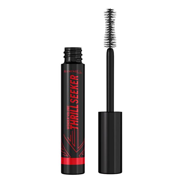 Rimmel London | Wonder Volume Thrill Seeke Mascara | 004 Pitch Black | Best Price in Pakistan original skincare product Pakistan