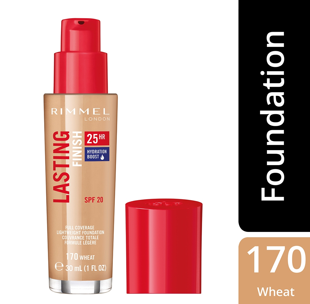 Rimmel London | Lasting Finish Hyaluronic Acid long-lasting Foundation | 170 Wheat | Best Price in Pakistan original skincare product Pakistan