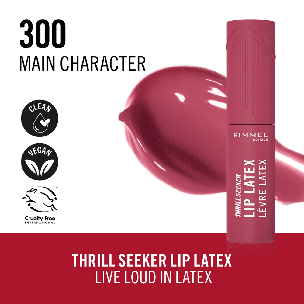 Rimmel London | Thrill Seeker Lip Latex 300 | Main Character | Best Price in Pakistan original skincare product Pakistan