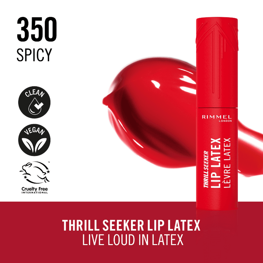 Rimmel London | Thrill Seeker Lip Latex 350 | Spicy | Best Price in Pakistan original skincare product Pakistan