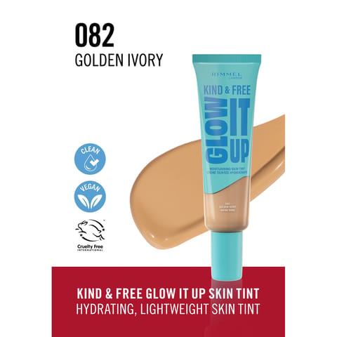 Rimmel London | Kind & Free, Glow It Up | 082 Golden Ivroy | Best Price in Pakistan original skincare product Pakistan Main image