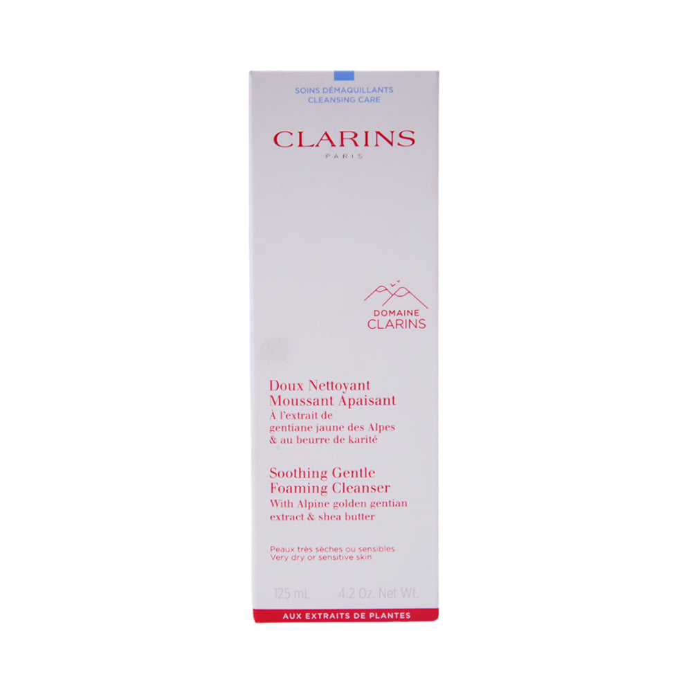 CLARINS SKNCARE GENTLE FOAMING SOOTHING CLEANSER 125ML | Best Price in Pakistan original skincare product Pakistan