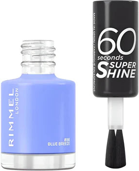 Rimmel London | 60 Seconds Super Shine Nail Polish | 856 Blue Breeze | Best Price in Pakistan original skincare product Pakistan