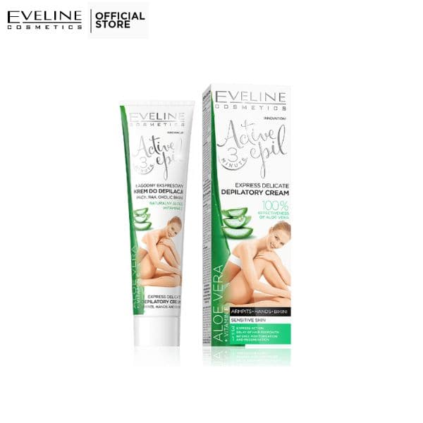 Eveline Hair Removing Cream With Aloe Vera | 125ml | Best Price in Pakistan original skincare product Pakistan