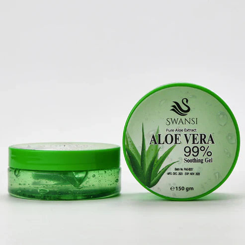 Swansi Aloe Vera Soothing Gel 150ml | Best Price in Pakistan original skincare product Pakistan