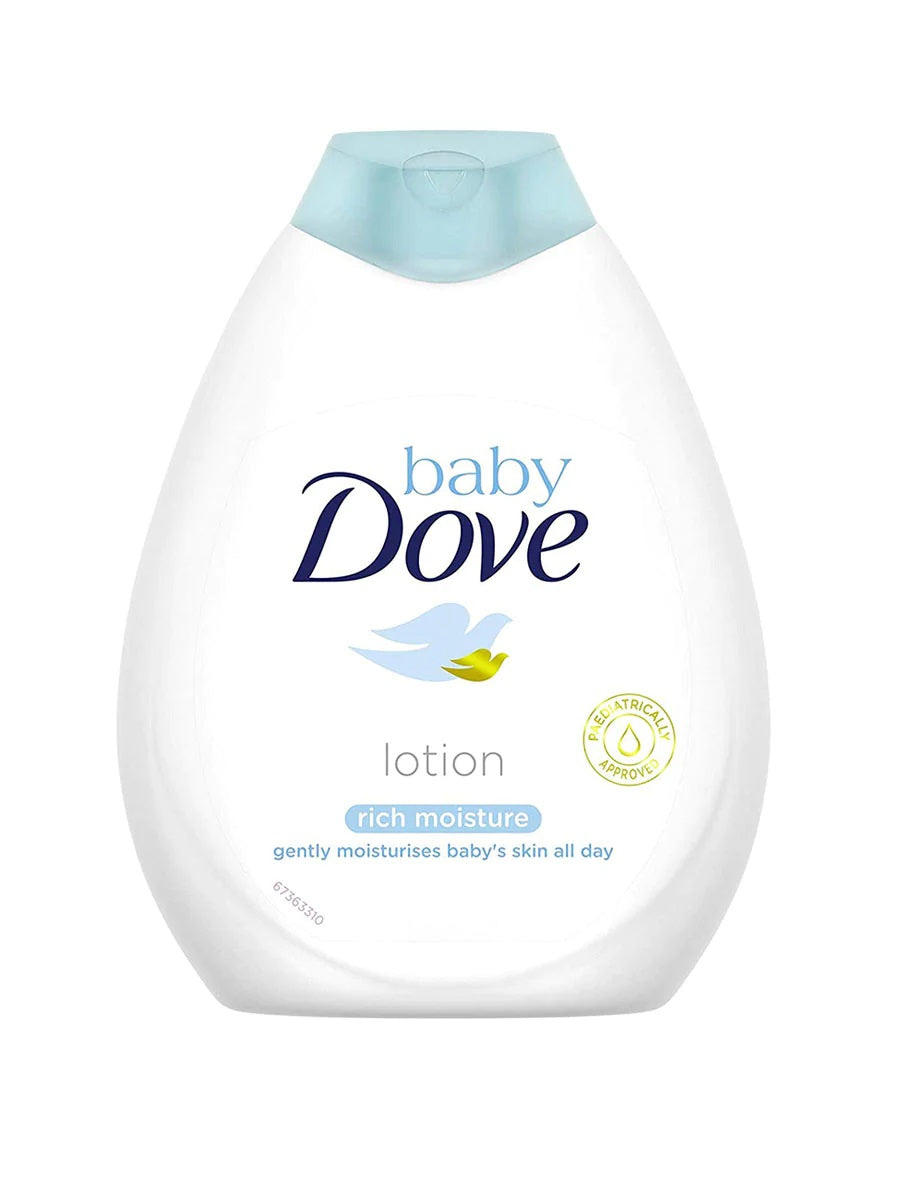 Dove Baby Lotion Rich Moisture 400Ml | Best Price in Pakistan original skincare product Pakistan مرکزی تصویر