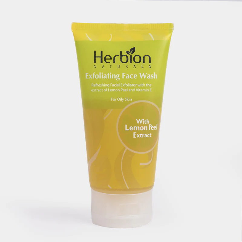Herbion Oil Control Lemon Exfoliating Facewash 100Ml | Best Price in Pakistan original skincare product Pakistan Main image