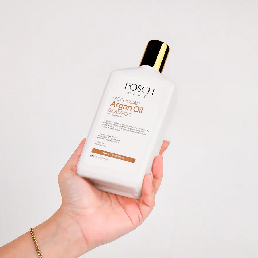 Posch Care Moroccan Argan Oil Shampoo | Best Price in Pakistan original skincare product Pakistan Main image