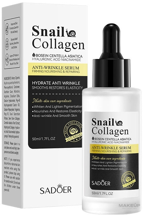 Sadoer Snail Collagen Anti | Wrinkle Serum 50Ml | Best Price in Pakistan original skincare product Pakistan Main image