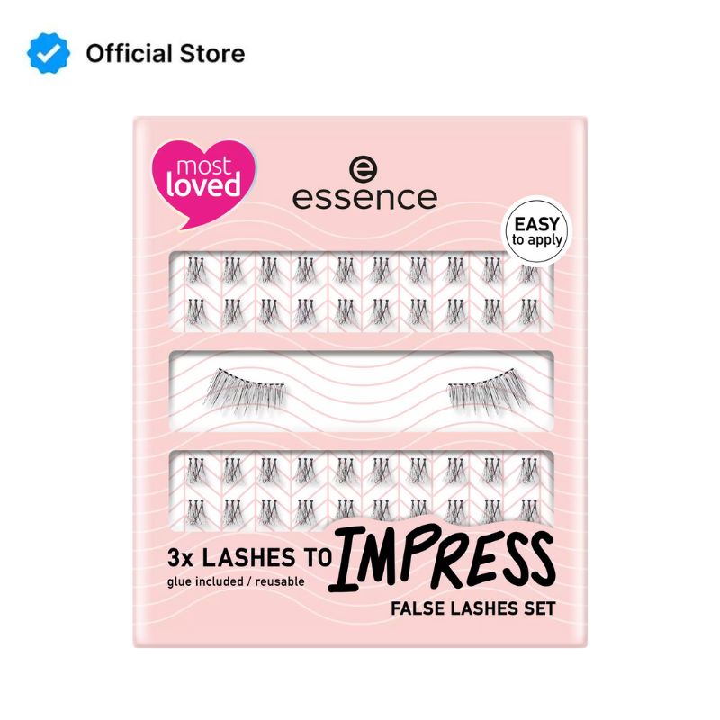 Essence 3x LASHES TO IMPRESS false lashes set | Best Price in Pakistan original skincare product Pakistan مرکزی تصویر