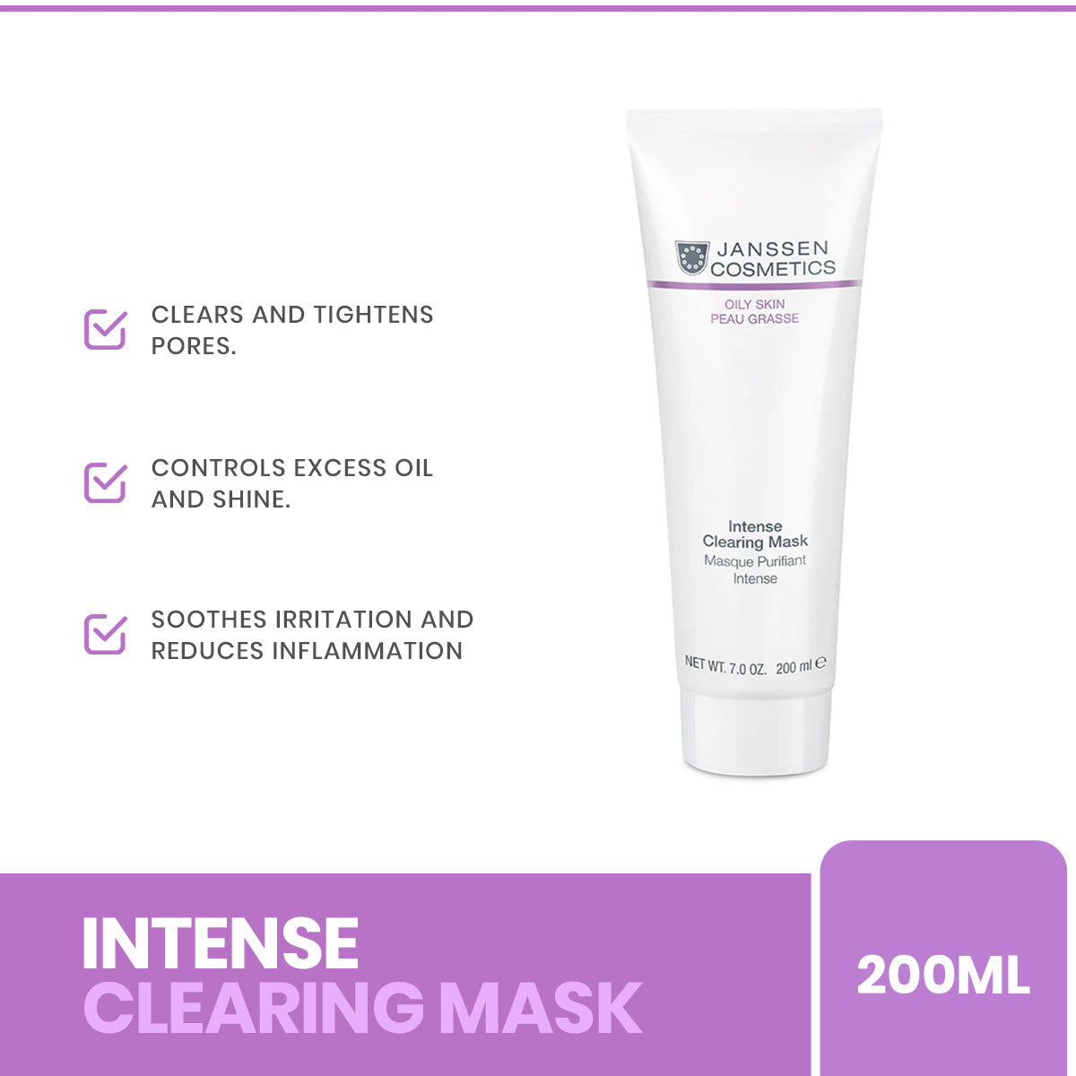 Janssen | Intense Clearing Mask | 200ml | Best Price in Pakistan original skincare product Pakistan Main image