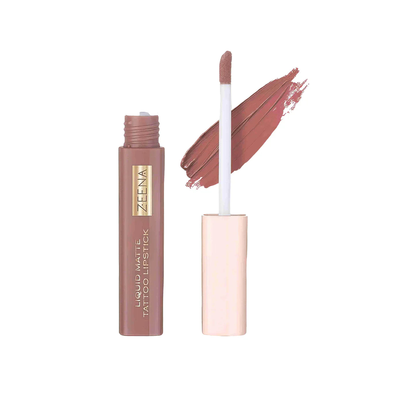 Zeena | Liquid Matte Tattoo Lipstick | Cramel Crush 050 | Best Price in Pakistan original skincare product Pakistan مرکزی تصویر