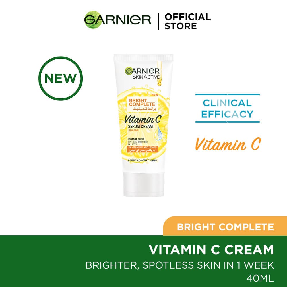 Garnier Skin Active Bright Complete Fairness Day Cream | 40ml | Best Price in Pakistan original skincare product Pakistan Main image