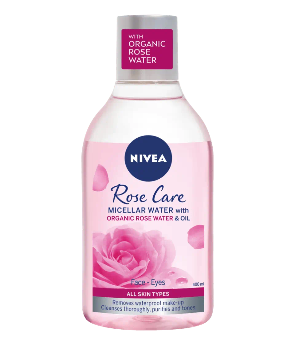 Nivea | Micellar Water Rose Care Organic Rose Water & Oil | 400Ml | Best Price in Pakistan original skincare product Pakistan