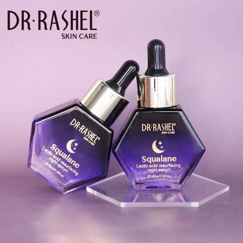 Dr Rashel | Squalane & Lactic Acid Resurfacing Night Serum 35ml | Best Price in Pakistan original skincare product Pakistan