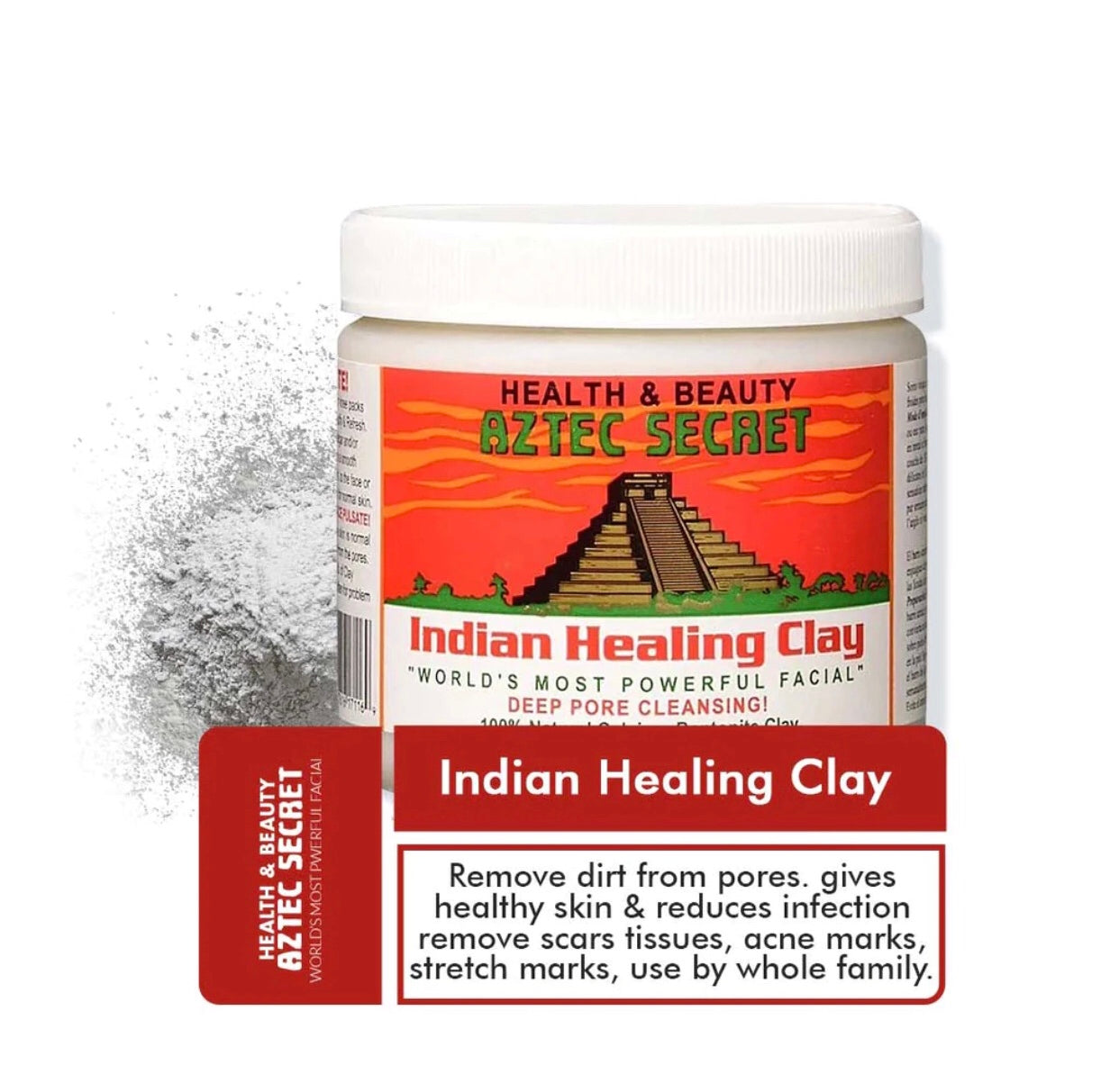 Aztec Secret | Indian Healing Clay Jar | 100gm | Best Price in Pakistan original skincare product Pakistan