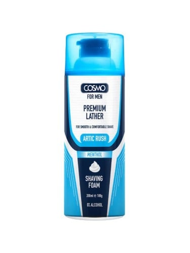 Cosmo Shaving Foam Artic Rush Menthol | 200ml | Best Price in Pakistan original skincare product Pakistan مرکزی تصویر