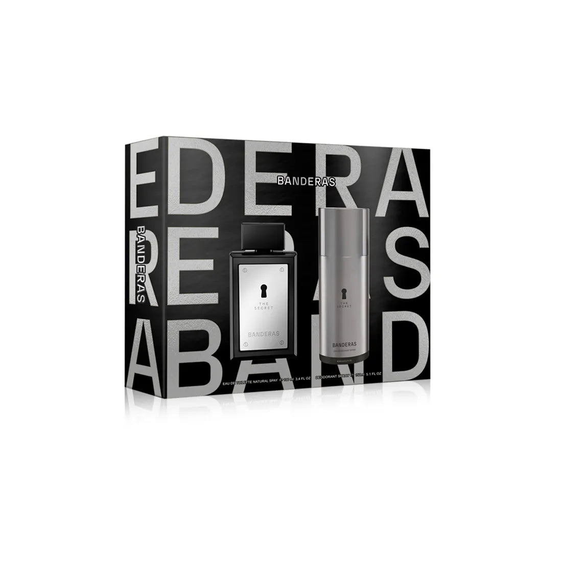 Antonio Banderas The Secret Banderas Set Edt 100Ml+Deo Spray 150Ml | Best Price in Pakistan original skincare product Pakistan مرکزی تصویر