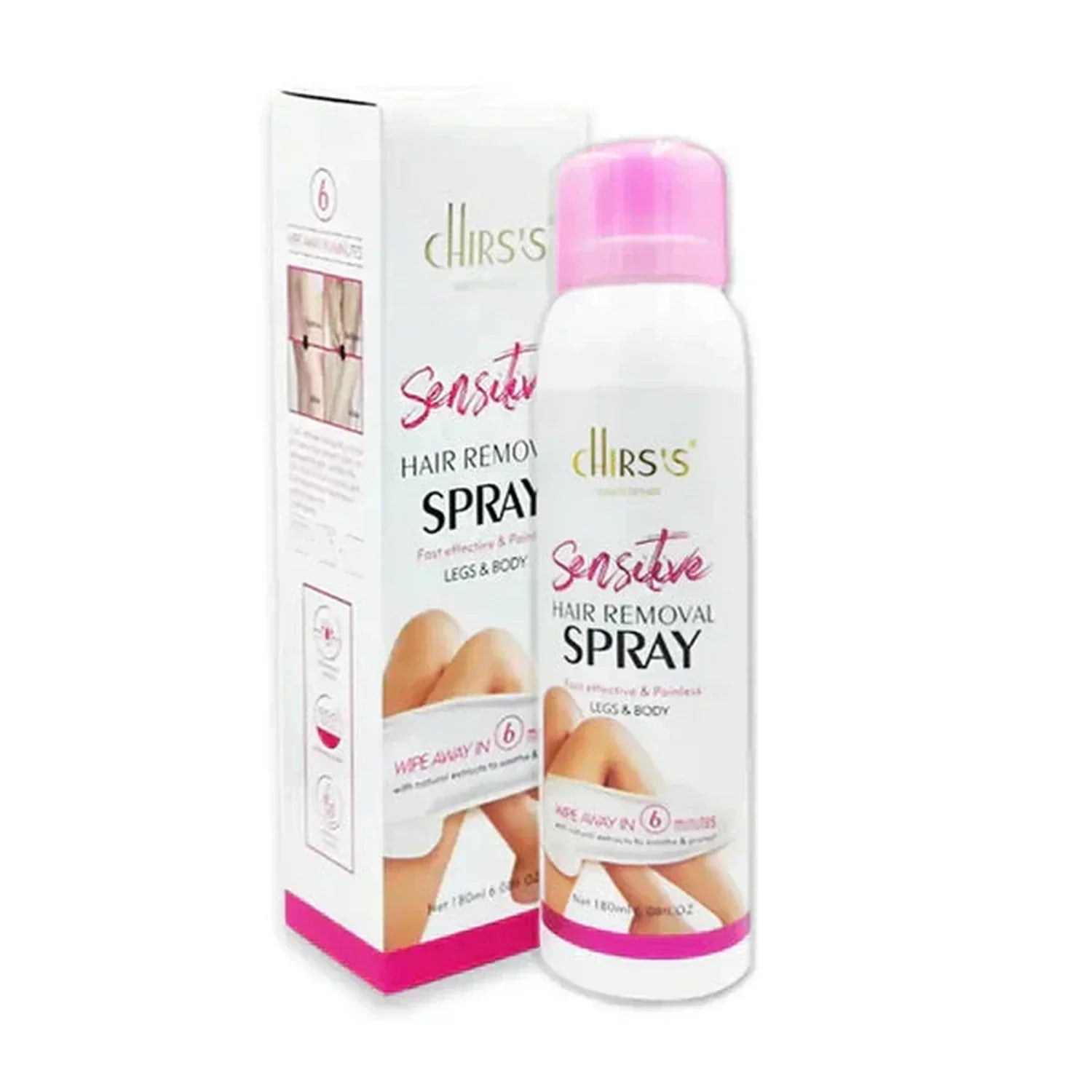 Chirs's Hair Removal Spray Legs & Body 180Ml | Best Price in Pakistan original skincare product Pakistan مرکزی تصویر