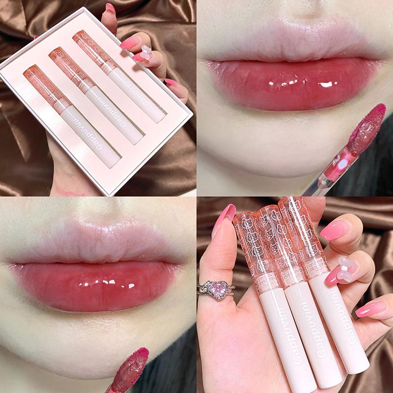 Facial Beauty Cute Little Juice Can Lipcream 3Pcs | Best Price in Pakistan original skincare product Pakistan مرکزی تصویر