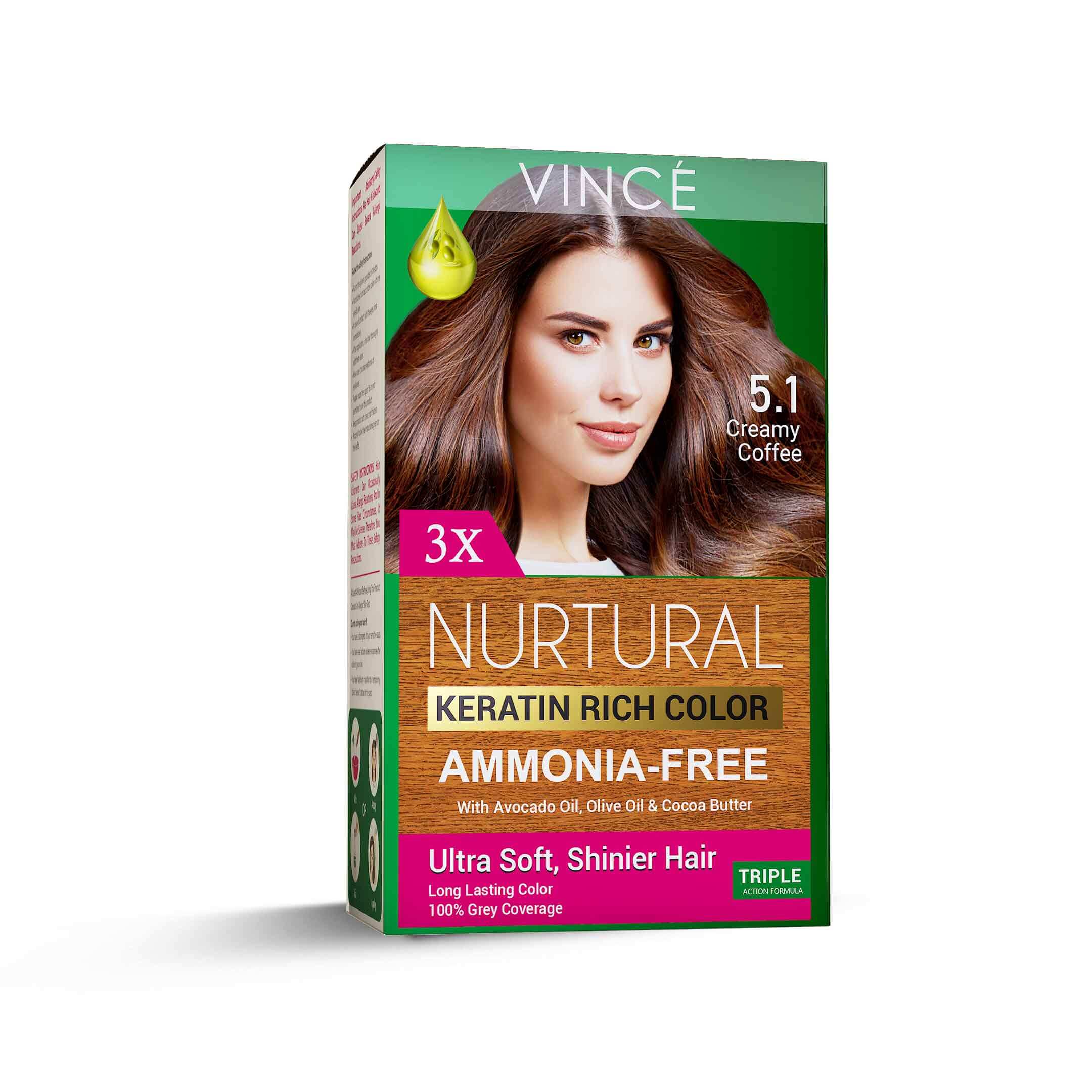 Vince | 5.1 | Creamy Coffee | Nurtural Women Hair Color | Best Price in Pakistan original skincare product Pakistan Main image
