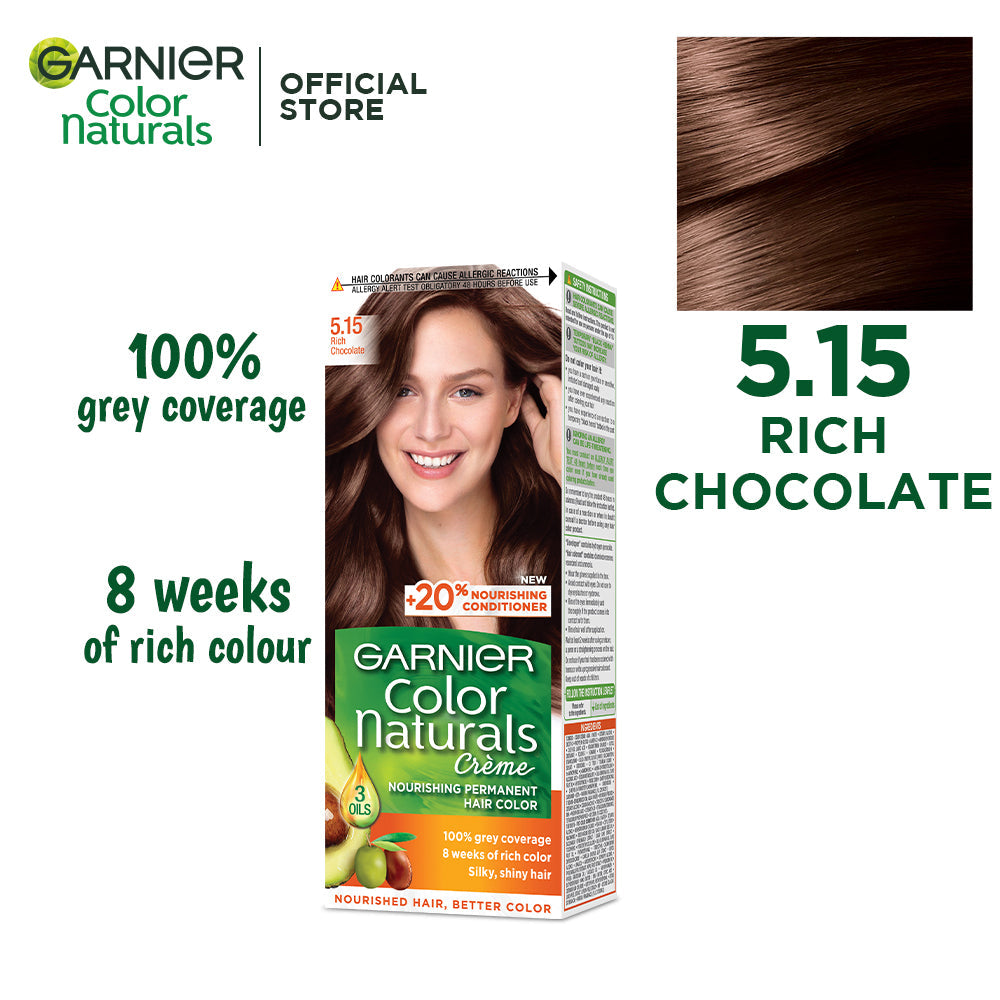 Garnier | Color Naturals Hair Colors | 5.15 Rich Chocolate | Best Price in Pakistan original skincare product Pakistan Main image